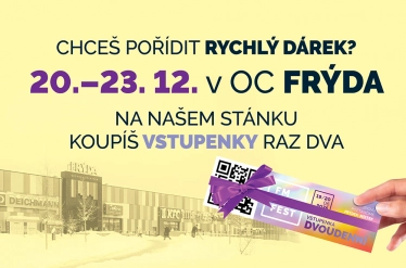  Vánoční prodej vstupenek FMCityFest v OC Frýda